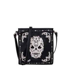 Sugar Skull Concealed Carry Crossbody Bag - Cowgirl Wear