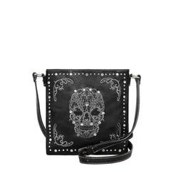 Sugar Skull Concealed Carry Crossbody Bag - Cowgirl Wear