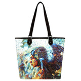 Indian Chieftess Canvas Tote Bag