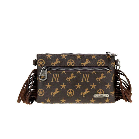 Cypress Signature Monogram Fringe Clutch - Cowgirl Wear