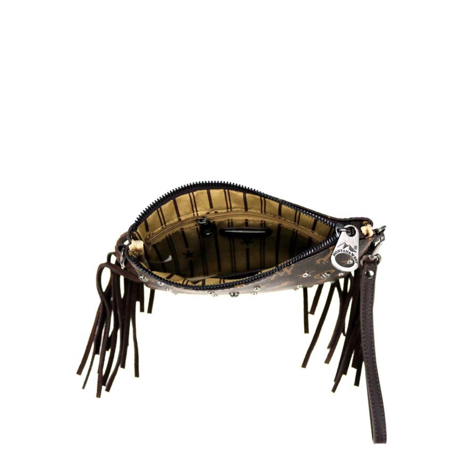 Cypress Signature Monogram Fringe Clutch - Cowgirl Wear