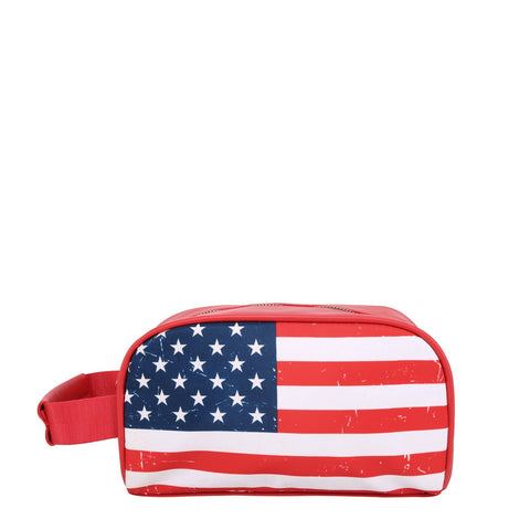 Montana West American Flag Print Multi Purpose/Travel Pouch - Cowgirl Wear