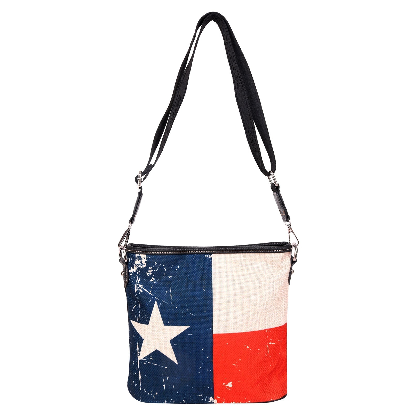 Texas Flag Canvas Crossbody Bag - Cowgirl Wear