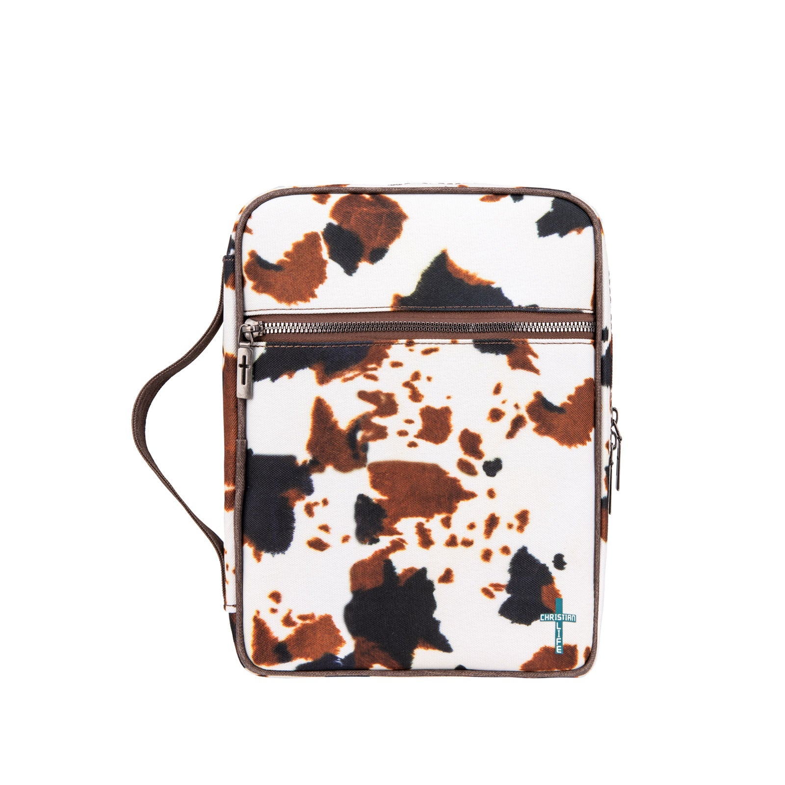 Montana West Cow Pattern Print Canvas Bible Cover - Cowgirl Wear