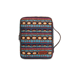 Montana West Aztec Pattern Print Canvas Bible Cover - Cowgirl Wear