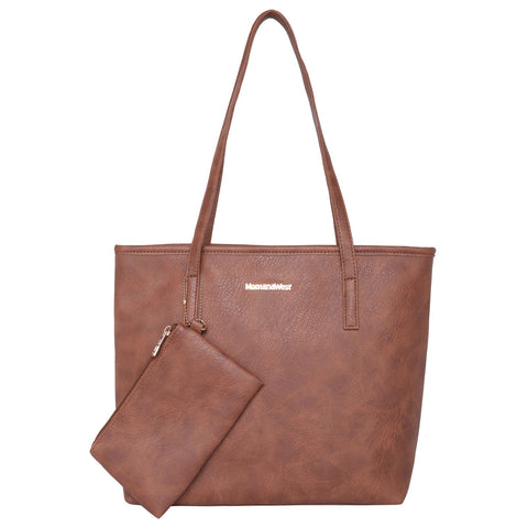 Montana West Carry-All Tote - Brown - Cowgirl Wear