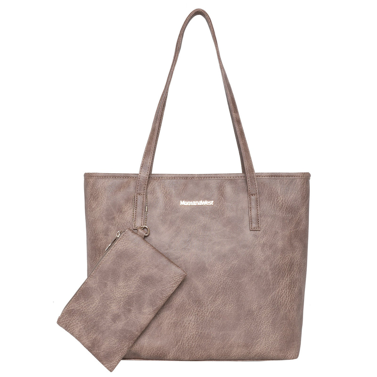 Montana West Carry-All Tote - Khaki - Cowgirl Wear