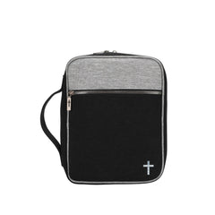 Montana West Canvas Bible Cover - Black-Gray - Cowgirl Wear