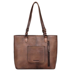 Montana West Genuine Leather Collection Concealed Carry Tote - Cowgirl Wear