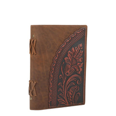 Montana West Western Vintage Genuine Leather Journal Notebook Handheld Size 6.5" x 9.25" (150 Sheets/300 Pages) - Cowgirl Wear