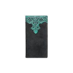 Montana West Genuine Tooled Leather Men's Wallet Assortment Colors - Cowgirl Wear