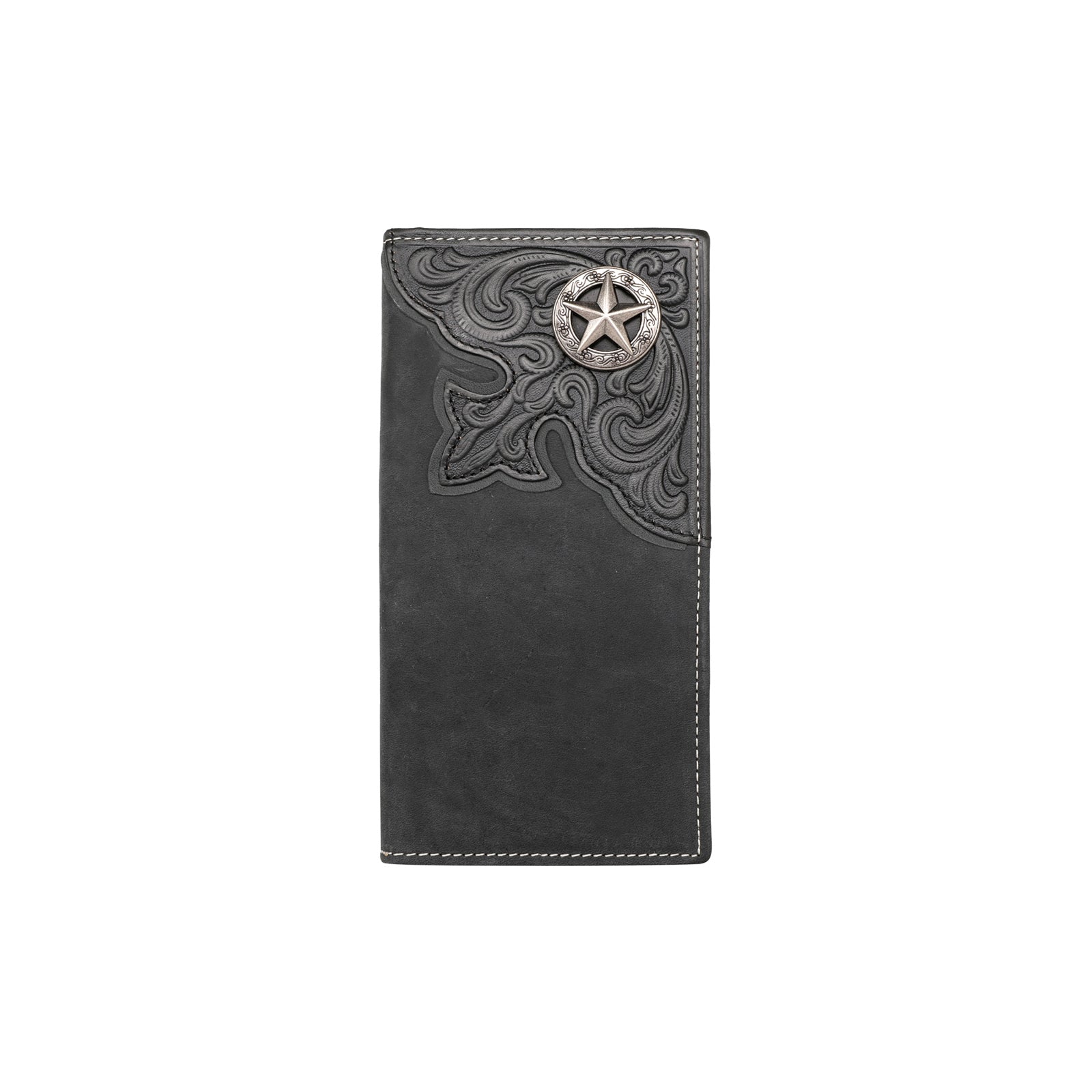 Montana West Genuine Tooled Leather Men's Wallet Assortment Color - Cowgirl Wear