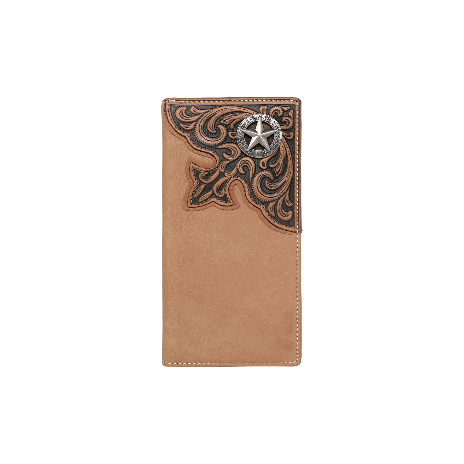 Montana West Genuine Tooled Leather Men's Wallet Assortment Color - Cowgirl Wear