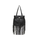 Montana West Fringe Genuine Leather Tote - Cowgirl Wear