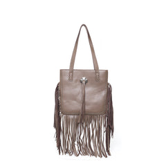 Montana West Fringe Genuine Leather Tote - Cowgirl Wear