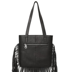 Montana West Fringe Genuine Leather Tote - Cowgirl Wear