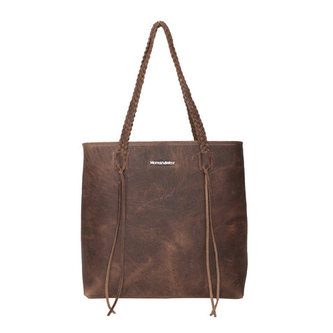Montana West Concealed Carry Genuine Leather Tote - Cowgirl Wear
