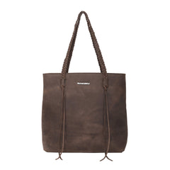 Montana West Concealed Carry Genuine Leather Tote - Cowgirl Wear