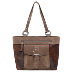 Montana West Genuine Leather Hair-On Cowhide Collection Tote - Cowgirl Wear