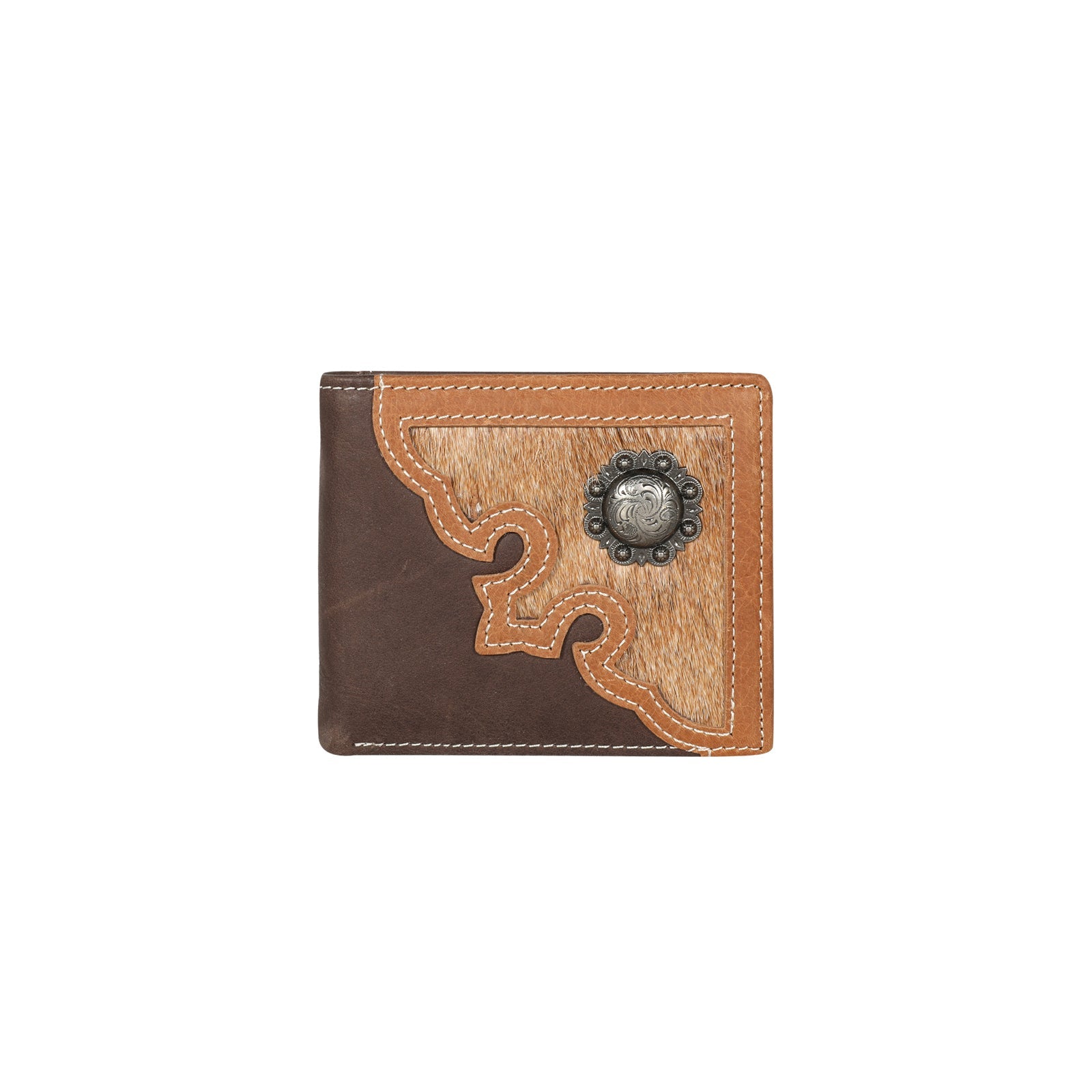 Genuine Hair-On Leather Collection Men's Wallet - Cowgirl Wear