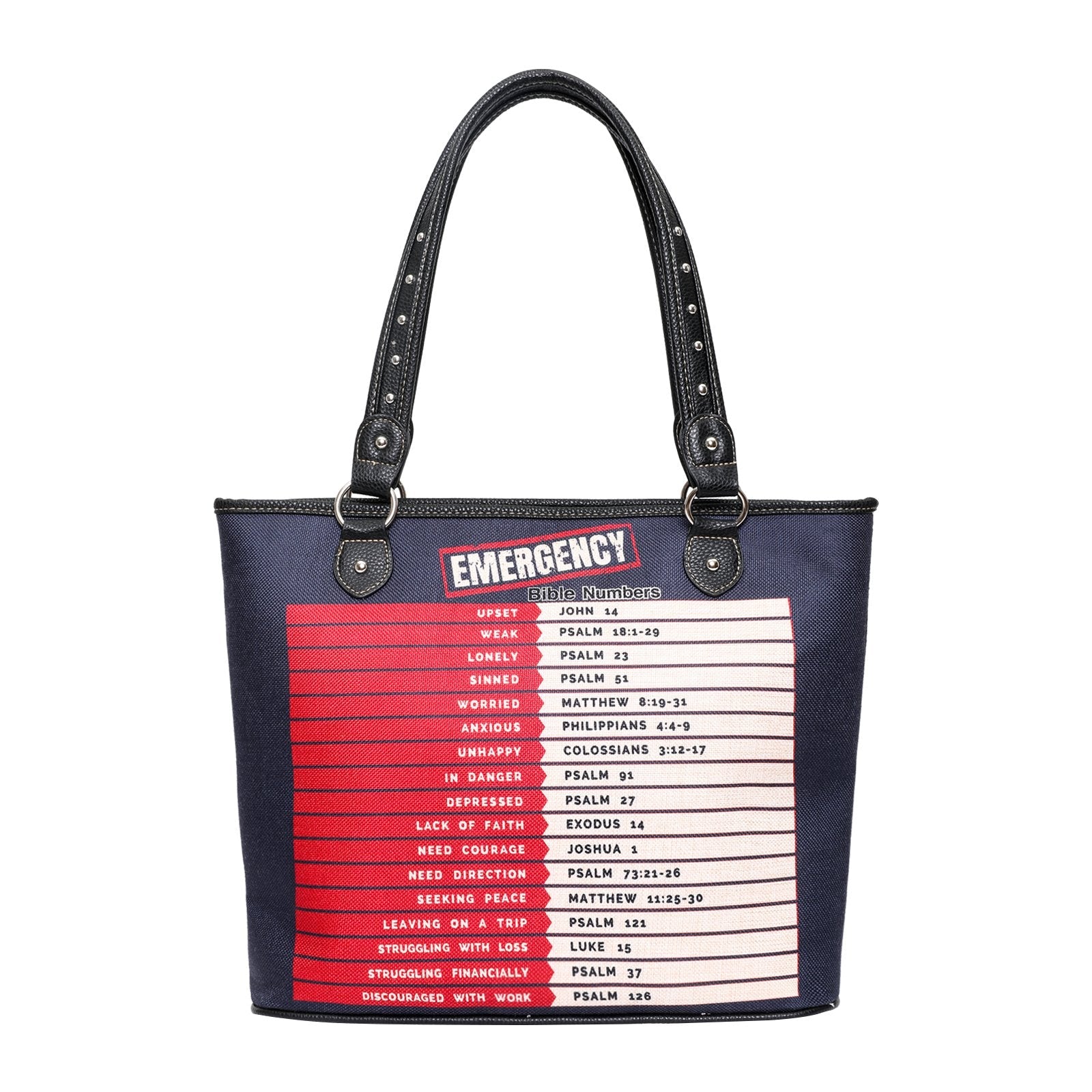 Montana West Bible Verse Collection Canvas Tote with Clutch - Cowgirl Wear