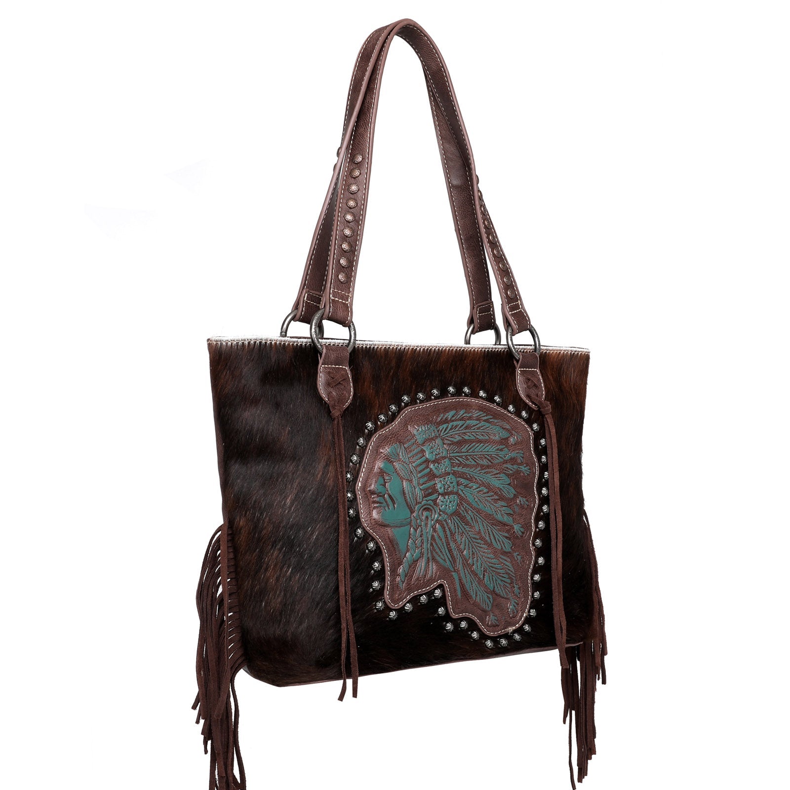 Trinity Ranch Hair On Cowhide Indian Chief Collection Concealed