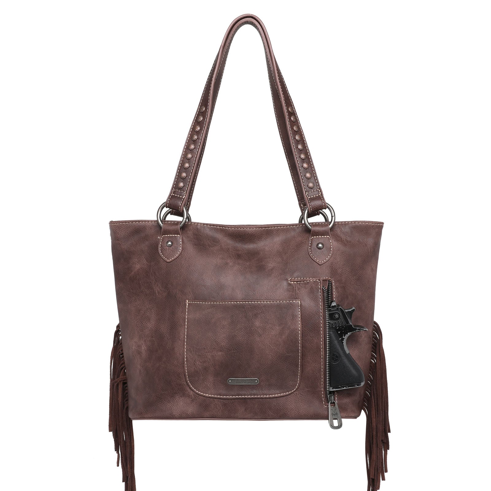 Trinity Ranch Hair-On Cowhide Collection Concealed Carry Tote - Cowgirl Wear