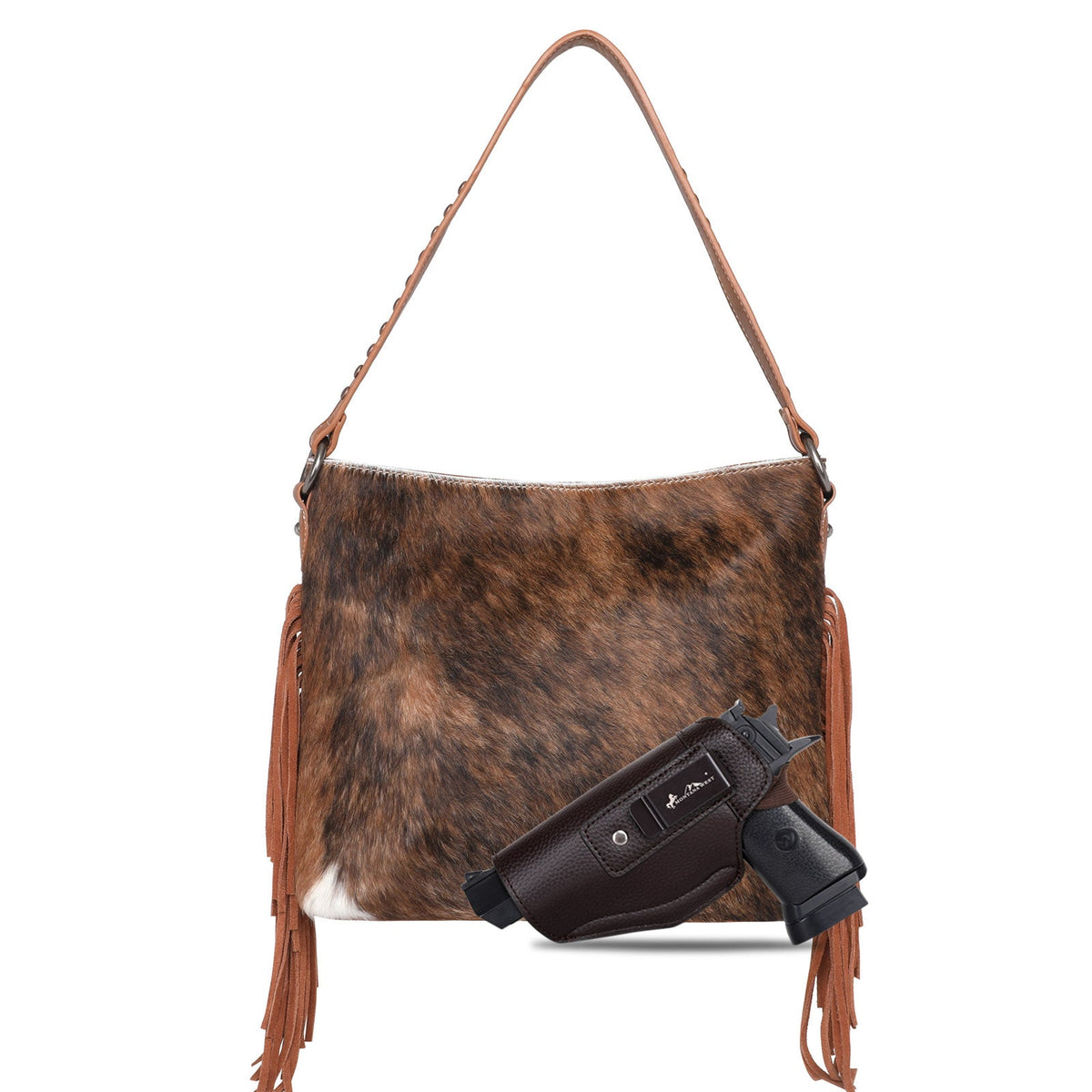Trinity Ranch Hair-On Cowhide Collection Concealed Carry Hobo - Cowgirl Wear