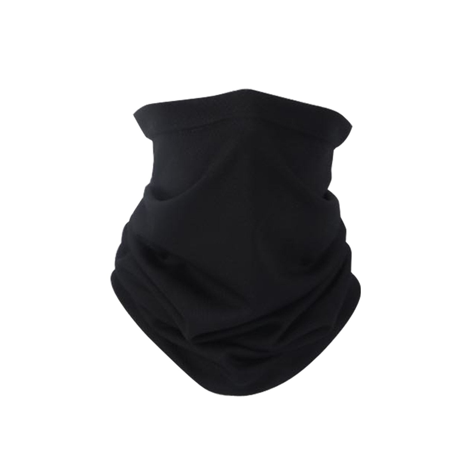 Solid Black Neck Gaiter Face Mask Reusable, Washable Bandana /Head Wrap Scarf-1pcs/Pack - Cowgirl Wear