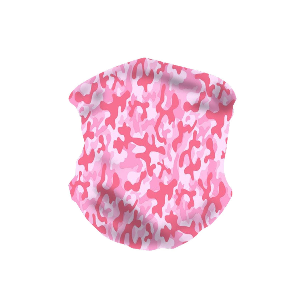Camo Print Neck Gaiter Face Mask Reusable, Washable Bandana /Head Wrap Scarf-1Pcs/Pack - Cowgirl Wear
