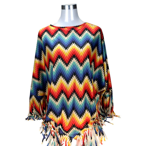 Montana West Serape Collection Poncho - Cowgirl Wear
