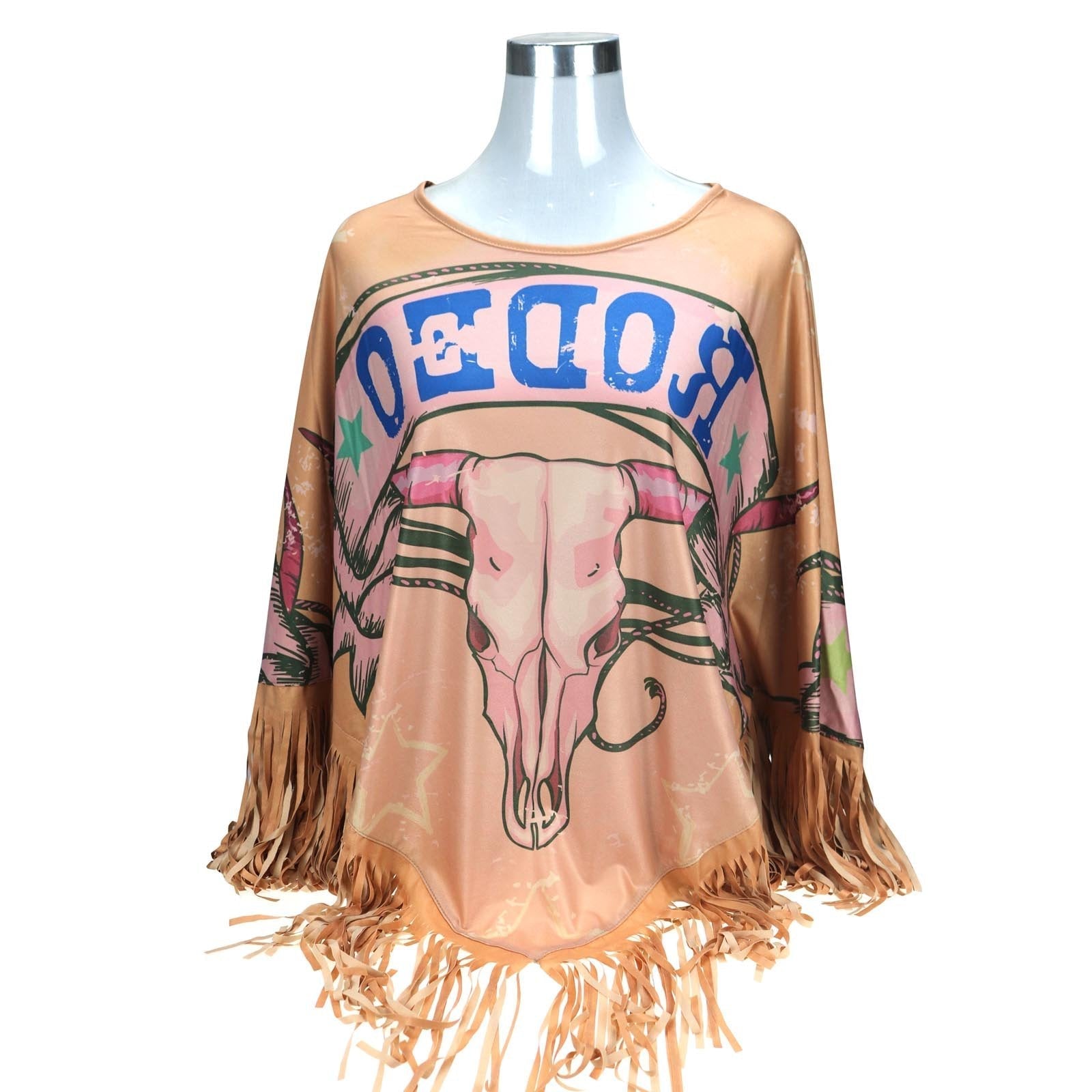 Montana West Rodeo Collection Poncho - Cowgirl Wear