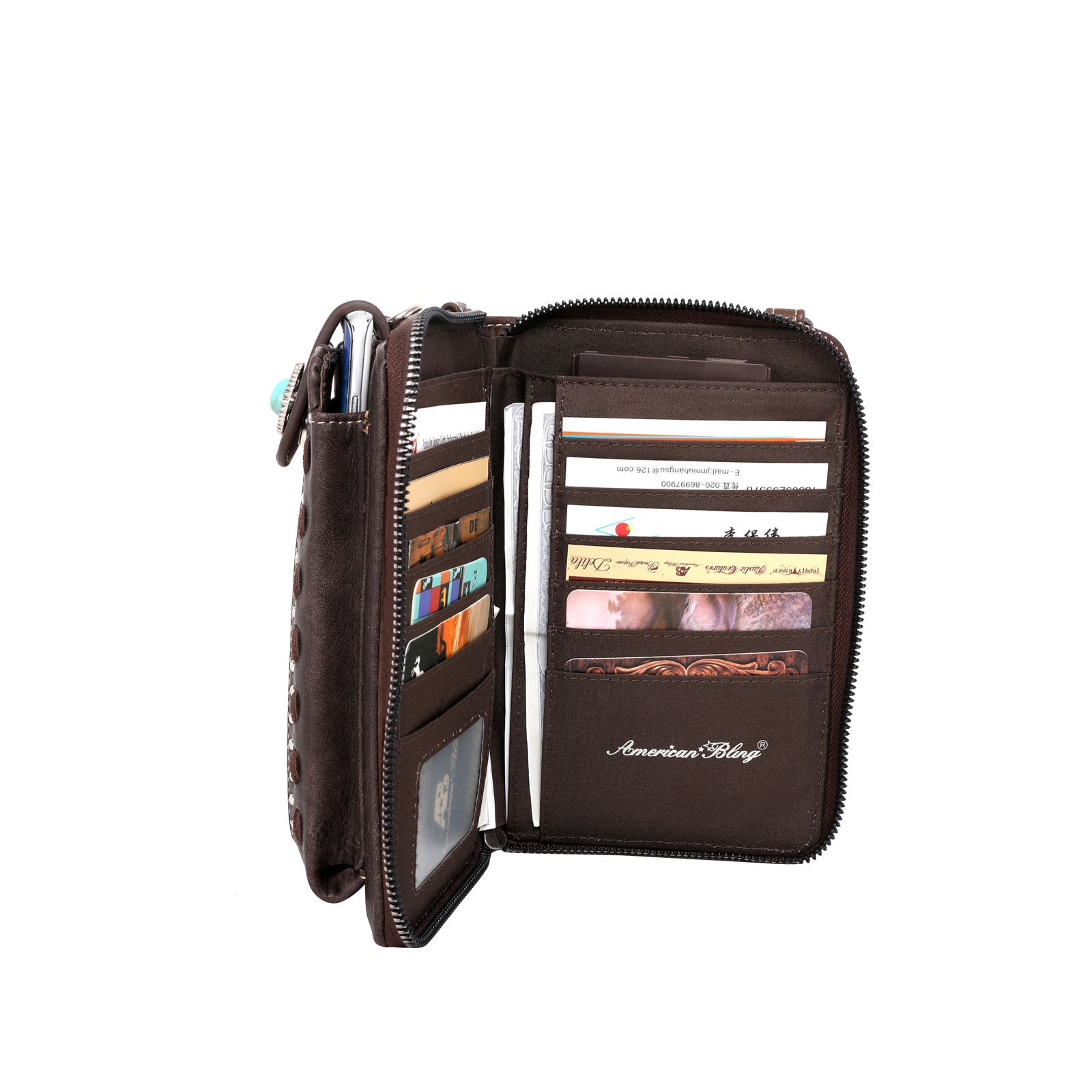 American Bling Cut-out Collection Phone Wallet/Crossbody - Cowgirl Wear