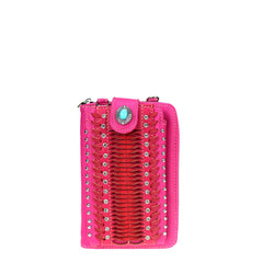 American Bling Pink Bling Collection Crossbody Wallet Purse (Online Exclusive) - Cowgirl Wear
