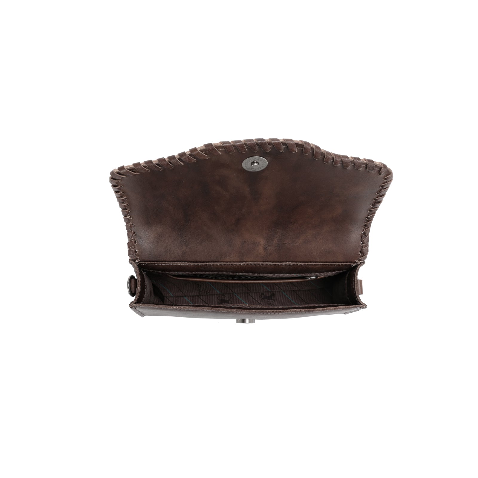 Montana West 100% Genuine Leather Hand Tooled Clutch/Crossbody - Cowgirl Wear