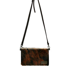 Montana West Hair-On Cowhide Leather Clutch/Crossbody - Cowgirl Wear