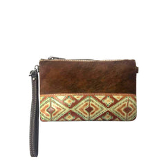 Montana West Hair-On Cowhide Leather Clutch/Crossbody - Cowgirl Wear