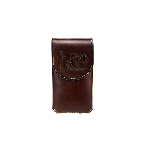 Montana West Genuine Leather Belt Loop Holster Cell Phone Case - Cowgirl Wear
