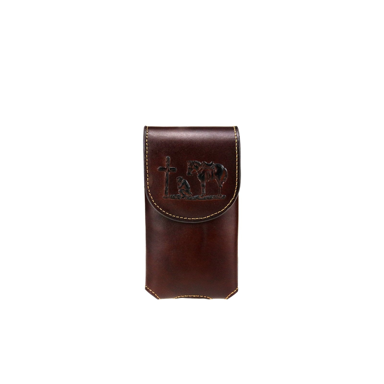 Montana West Genuine Leather Belt Loop Holster Cell Phone Case - Cowgirl Wear