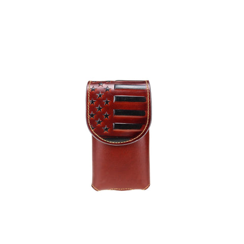 Montana West Genuine Leather Phone Belt Loop Holster - Cowgirl Wear