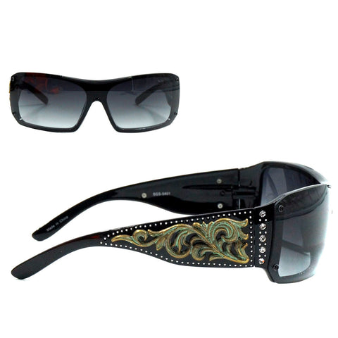Montana West Western Scroll Collection Sunglasses - Cowgirl Wear