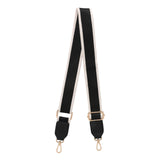 STP-1005  Montana West Guitar Style Crossbody Strap Solid Color Collection Black - Cowgirl Wear