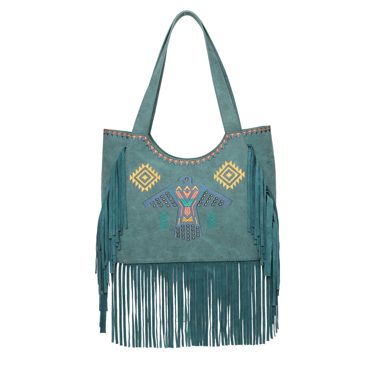 Wrangler Embroidered Fringe Collection Concealed Carry Tote - Cowgirl Wear