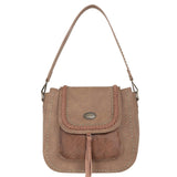Trinity Ranch Hair-On Leather Collection Concealed Handgun Hobo