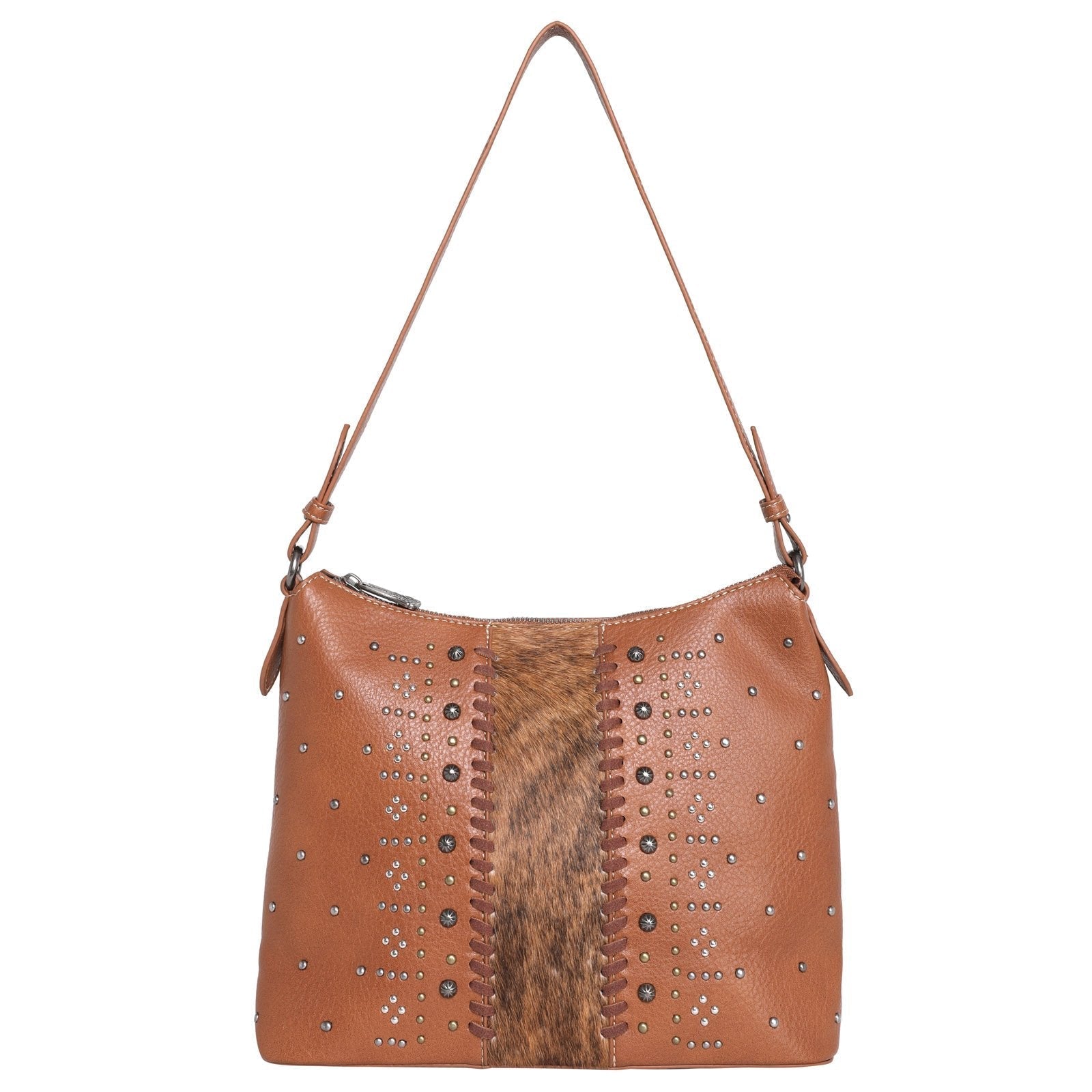 Trinity Ranch Hair-On Leather Studs Collection Concealed Handgun Hobo - Cowgirl Wear
