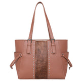 Trinity Ranch Hair-On Leather Studs Collection Concealed Carry Tote - Cowgirl Wear