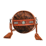 Trinity Ranch Hair On Cowhide Collection Circle Bag Crossbody/Clutch