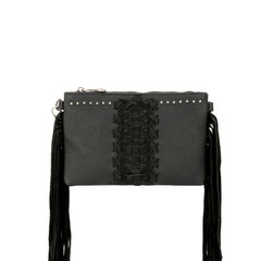 Trinity Ranch Leather Fringe Collection Clutch/Crossbody - Cowgirl Wear