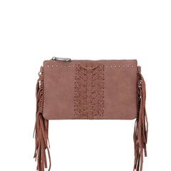 Trinity Ranch Leather Fringe Collection Clutch/Crossbody - Cowgirl Wear