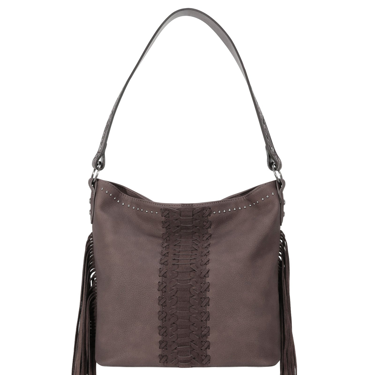 Trinity Ranch Leather Fringe Collection Concealed Carry Hobo - Cowgirl Wear